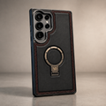 Heritage Metal-Ring Leather Case — Samsung S26 Ultra