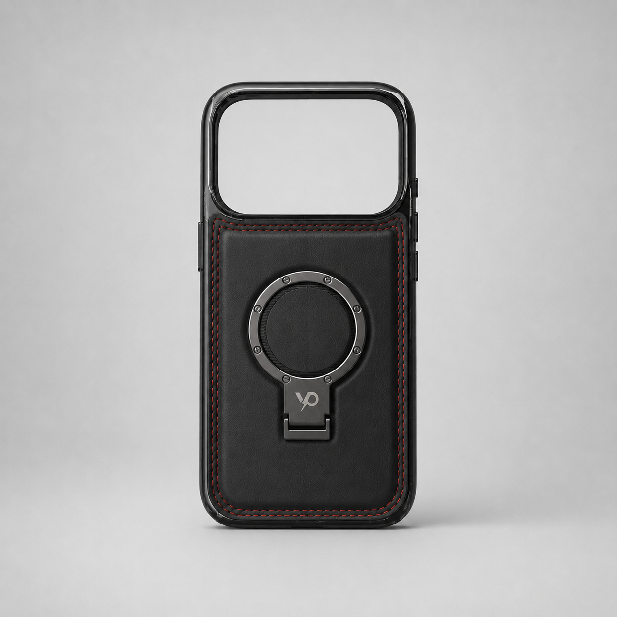 Heritage Metal-Ring Leather Case — iPhone 17 Pro