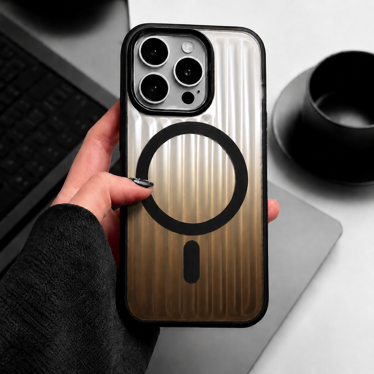 Smoke Gradient Case — iPhone 16 Pro