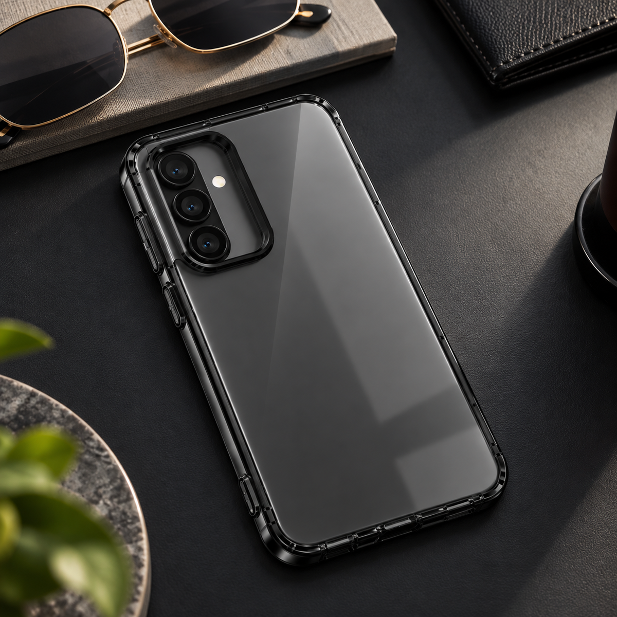 Crystal Clear Case Camera Guard for Samsung A36