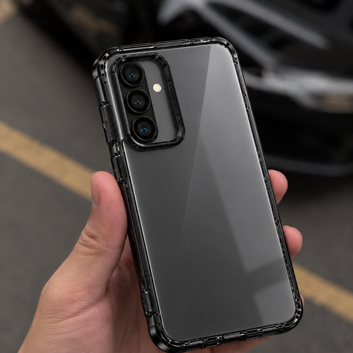 Crystal Clear Case Camera Guard for Samsung A56