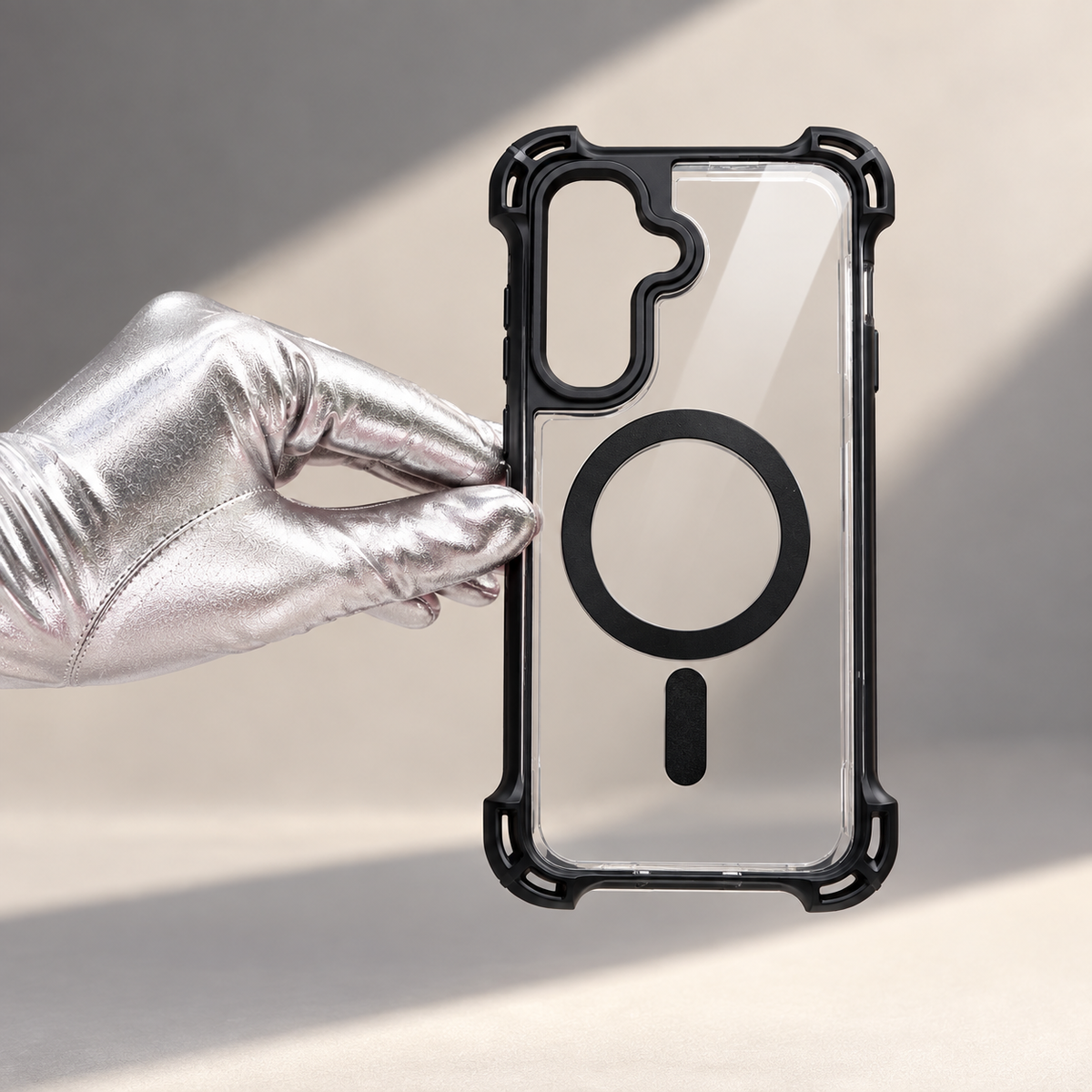 MagSafe Edge Guard Case Clear for Samsung S25