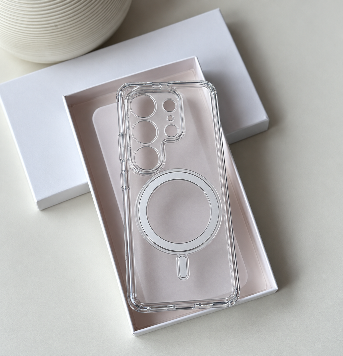 Crystal Ring-Stand MagSafe Case — Samsung S26
