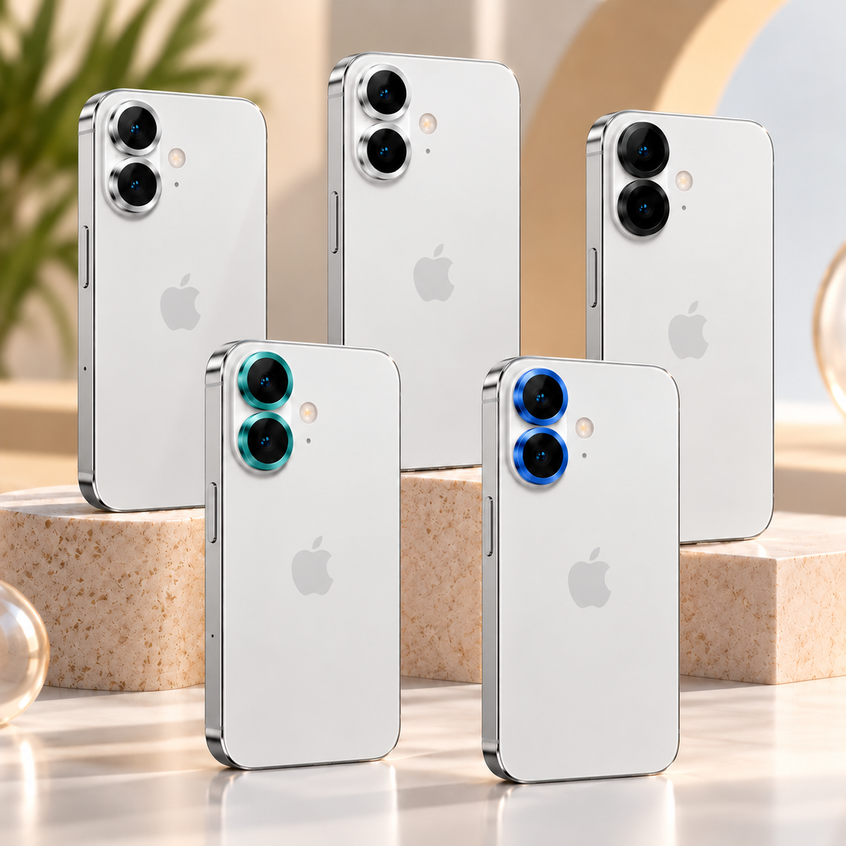 Camera Lens Protector for iPhone 16 Plus